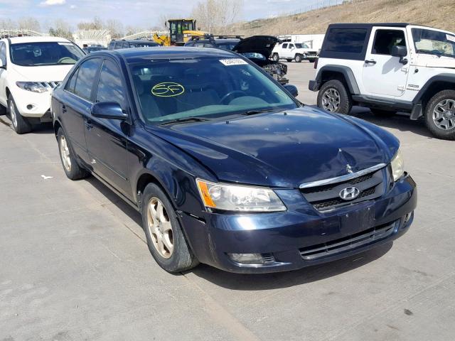 5NPEU46F86H124722 - 2006 HYUNDAI SONATA GLS BLUE photo 1