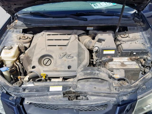 5NPEU46F86H124722 - 2006 HYUNDAI SONATA GLS BLUE photo 7