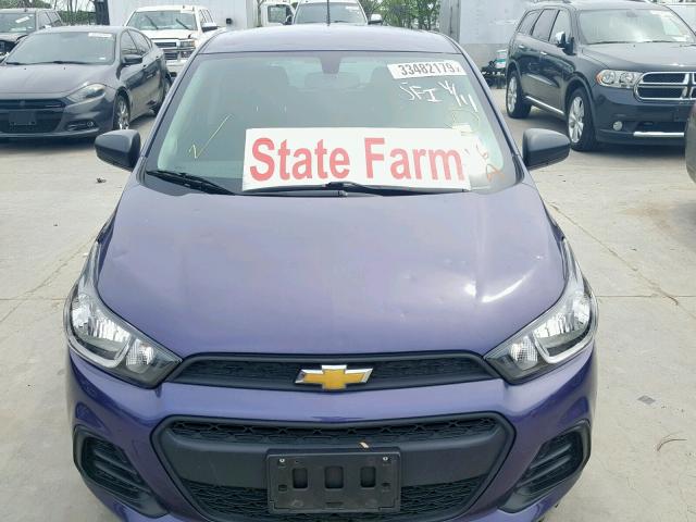 KL8CB6SA8HC744903 - 2017 CHEVROLET SPARK LS PURPLE photo 9