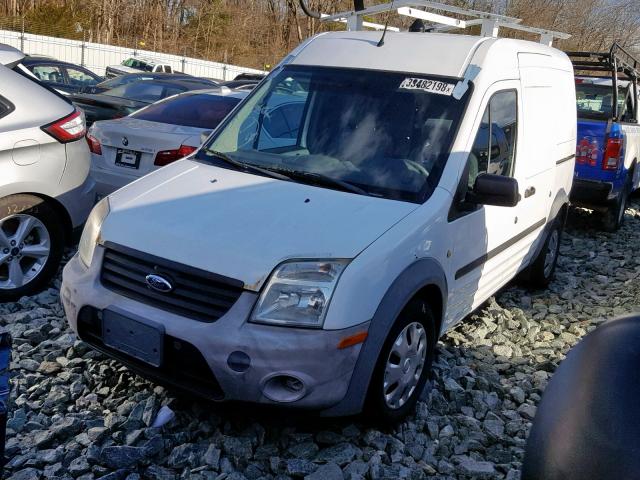 NM0LS7AN9DT141080 - 2013 FORD TRANSIT CO WHITE photo 2