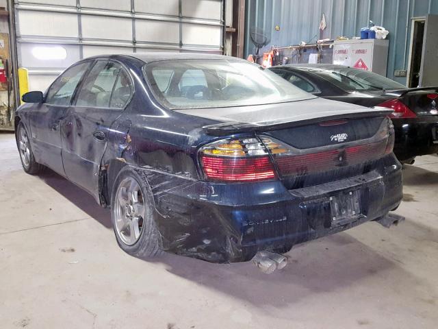 1G2HZ541824176366 - 2002 PONTIAC BONNEVILLE BLUE photo 3