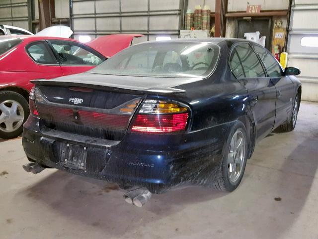 1G2HZ541824176366 - 2002 PONTIAC BONNEVILLE BLUE photo 4