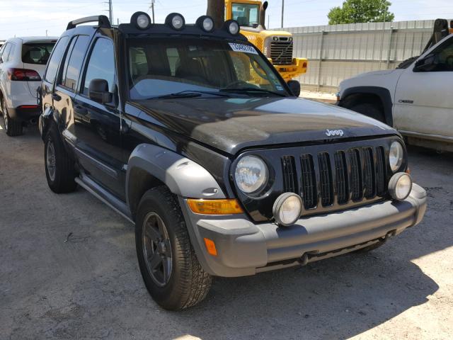 1J4GL38K26W112988 - 2006 JEEP LIBERTY RE BLACK photo 1