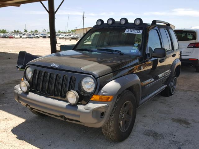 1J4GL38K26W112988 - 2006 JEEP LIBERTY RE BLACK photo 2