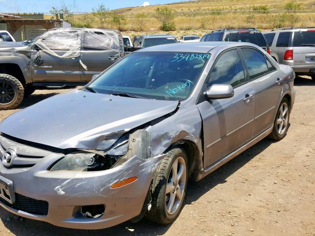 1YVHP80C385M16396 - 2008 MAZDA 6 I GRAY photo 2