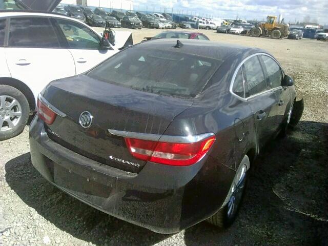 1G4PN5SK1E4172822 - 2014 BUICK VERANO BLACK photo 4