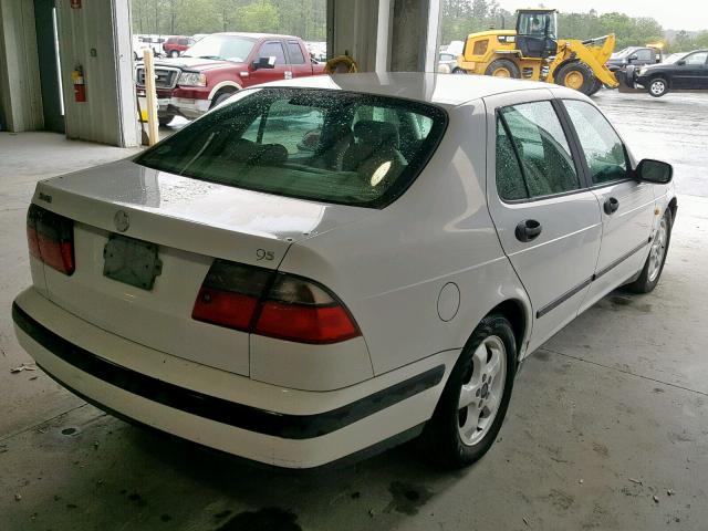 YS3EF48EXX3029812 - 1999 SAAB 9-5 SE WHITE photo 4