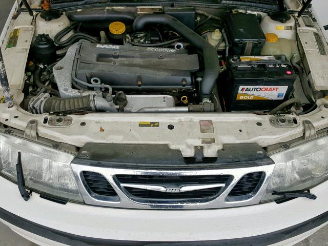 YS3EF48EXX3029812 - 1999 SAAB 9-5 SE WHITE photo 7