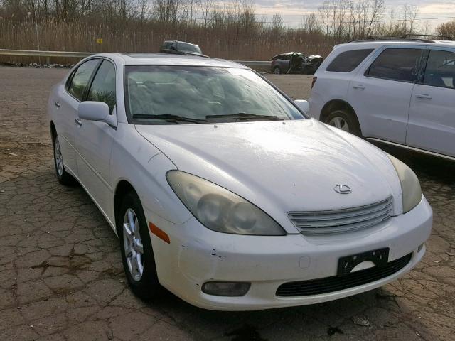 JTHBA30GX45003922 - 2004 LEXUS ES 330 WHITE photo 1