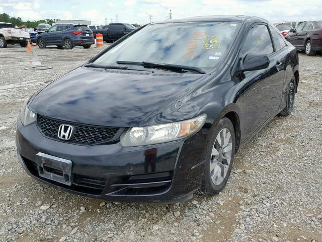 2HGFG12999H529531 - 2009 HONDA CIVIC EXL BLACK photo 2