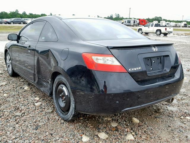 2HGFG12999H529531 - 2009 HONDA CIVIC EXL BLACK photo 3