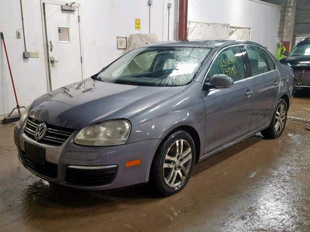 3VWSF71K55M634289 - 2005 VOLKSWAGEN NEW JETTA GRAY photo 2