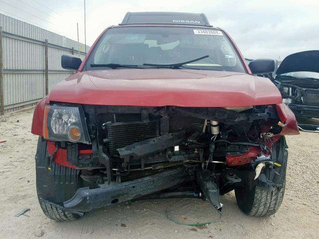 5N1AN0NU8DN813768 - 2013 NISSAN XTERRA X RED photo 9