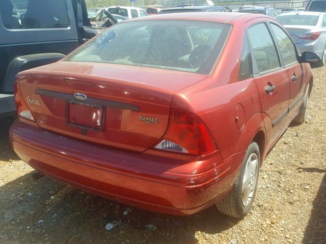 1FAFP33P01W343119 - 2001 FORD FOCUS LX RED photo 4