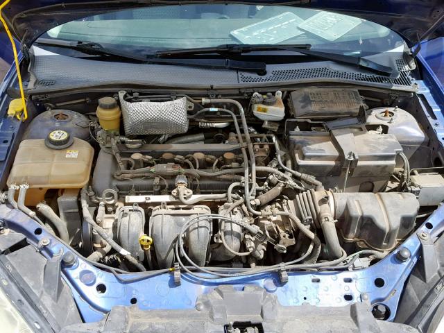 1FAFP34N36W109691 - 2006 FORD FOCUS ZX4 BLUE photo 7