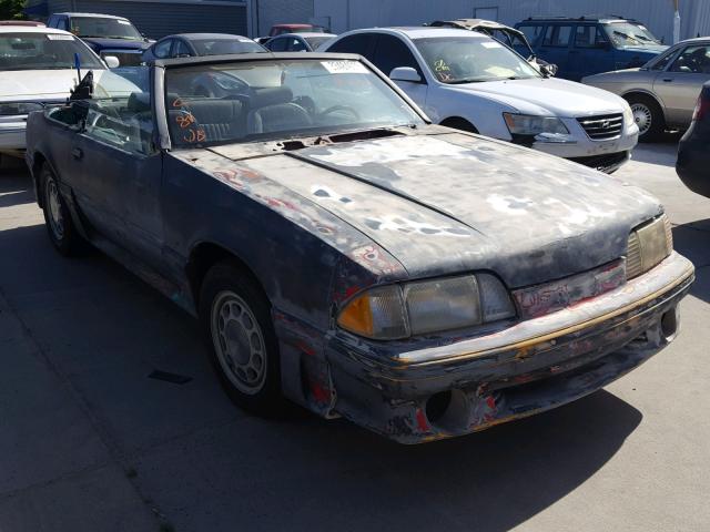 1FABP2730GF142054 - 1986 FORD MUSTANG LX GRAY photo 1