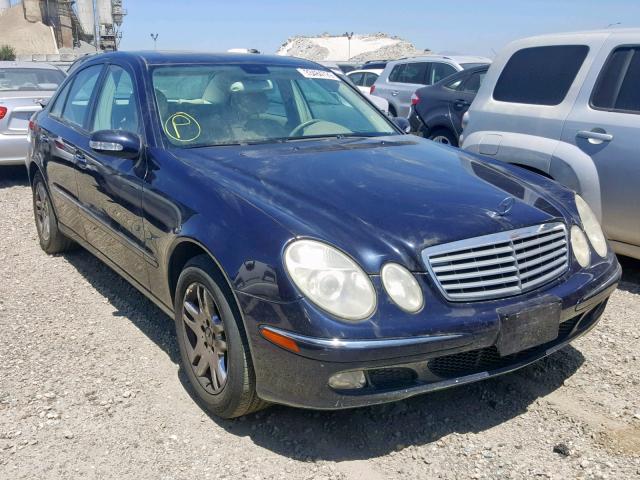 WDBUF65J14A450081 - 2004 MERCEDES-BENZ E 320 BLUE photo 1