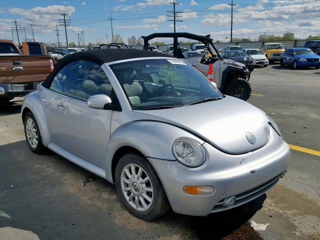 3VWCM31Y04M342085 - 2004 VOLKSWAGEN NEW BEETLE Gümüş foto 1
