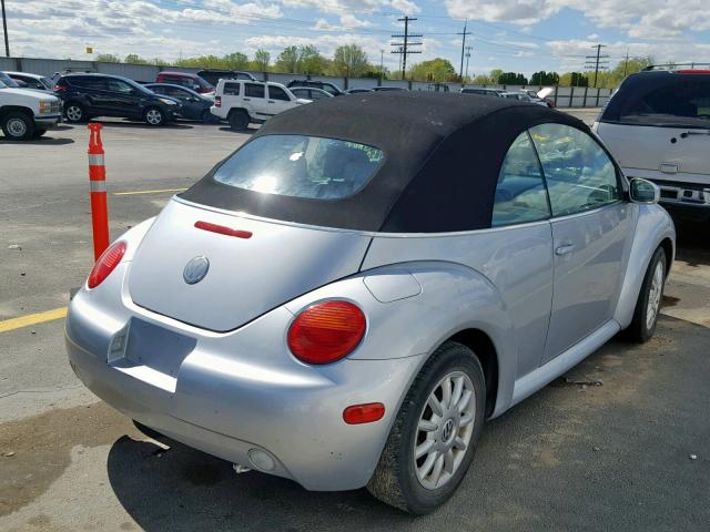 3VWCM31Y04M342085 - 2004 VOLKSWAGEN NEW BEETLE Gümüş foto 4