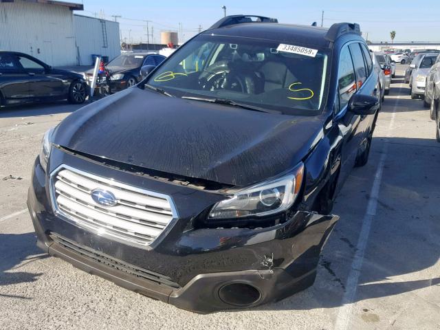 4S4BSENC3G3233488 - 2016 SUBARU OUTBACK 3. BLACK photo 2