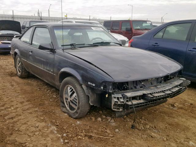 1G2JD11T2M7535128 - 1991 PONTIAC SUNBIRD SE BLACK photo 1