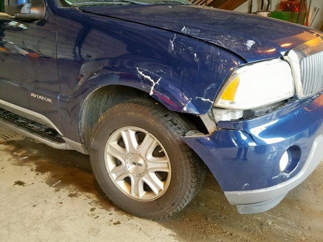 5LMEU68H24ZJ22280 - 2004 LINCOLN AVIATOR Mavi foto 9