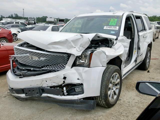 1GKS1CKJ5HR293791 - 2017 GMC YUKON DENA WHITE photo 2