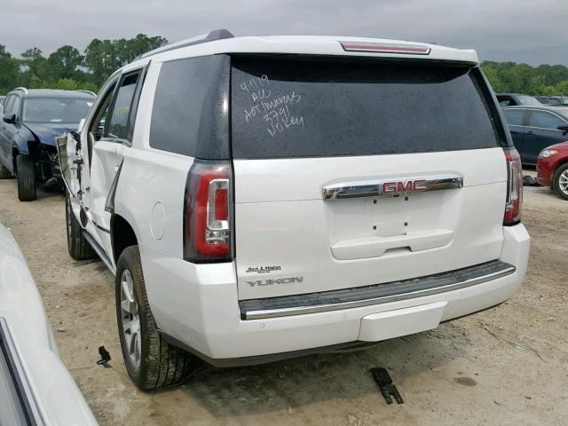 1GKS1CKJ5HR293791 - 2017 GMC YUKON DENA WHITE photo 3