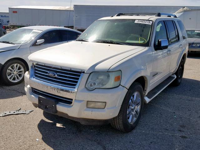 1FMEU65E77UB72249 - 2007 FORD EXPLORER L WHITE photo 2