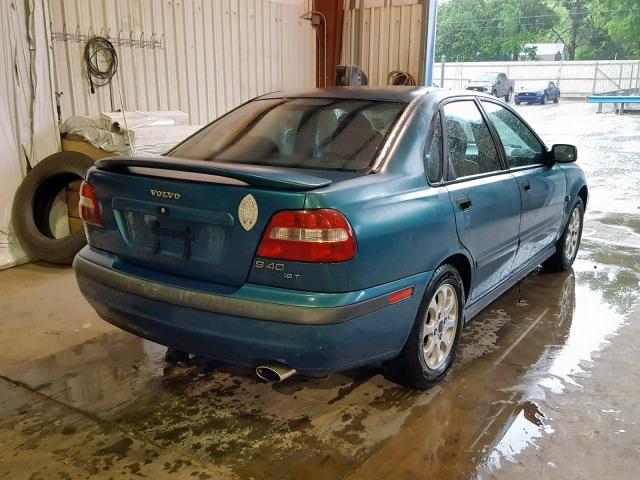 YV1VS29511F622013 - 2001 VOLVO S40 1.9T TURQUOISE photo 4