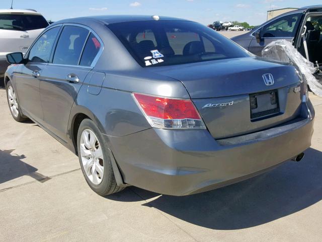 JHMCP26848C036655 - 2008 HONDA ACCORD EXL GRAY photo 3