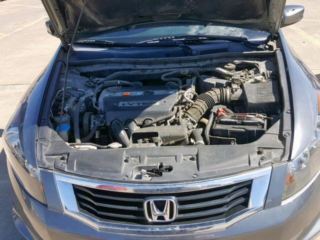 JHMCP26848C036655 - 2008 HONDA ACCORD EXL GRAY photo 7