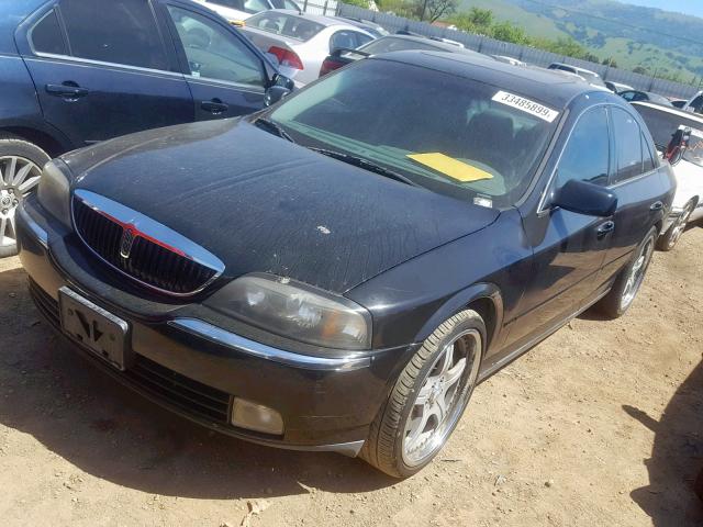 1LNHM86S95Y630604 - 2005 LINCOLN LS BLACK photo 2