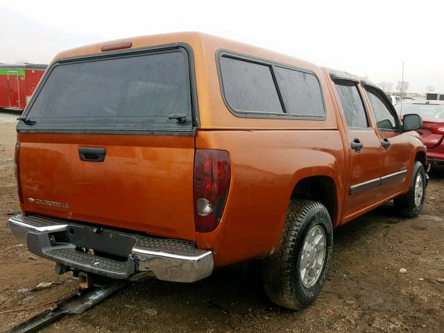 1GCCS136648193243 - 2004 CHEVROLET COLORADO ORANGE photo 4