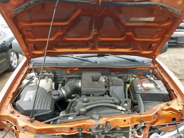 1GCCS136648193243 - 2004 CHEVROLET COLORADO ORANGE photo 7