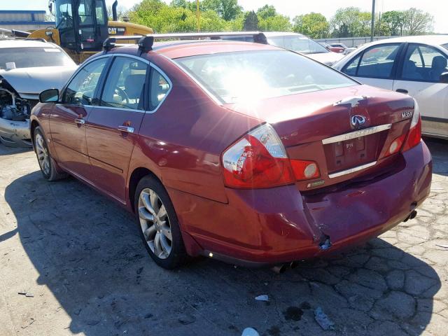 JNKAY01F56M260846 - 2006 INFINITI M35 BASE RED photo 3