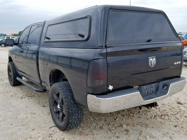 3D7TT2CT8BG544787 - 2011 DODGE RAM 2500 BLACK photo 3