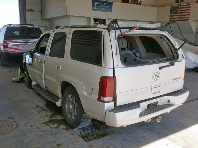 1GYEK63N64R227571 - 2004 CADILLAC ESCALADE L WHITE photo 3