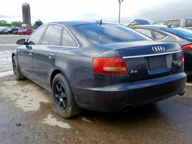 WAUDG74F15N076290 - 2005 AUDI A6 3.2 QUA CHARCOAL photo 3