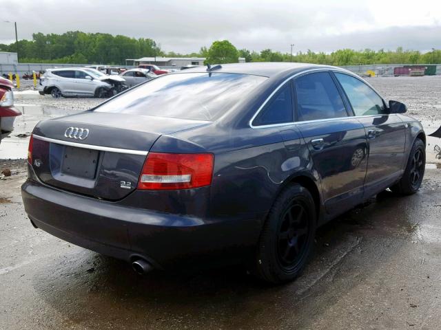 WAUDG74F15N076290 - 2005 AUDI A6 3.2 QUA CHARCOAL photo 4