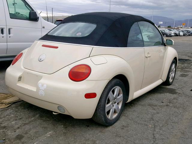 3VWCK21Y63M318212 - 2003 VOLKSWAGEN NEW BEETLE Sarı foto 4