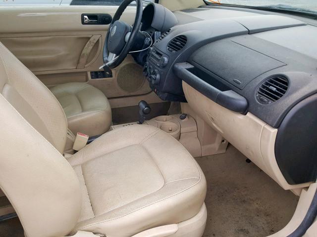 3VWCK21Y63M318212 - 2003 VOLKSWAGEN NEW BEETLE Sarı foto 5