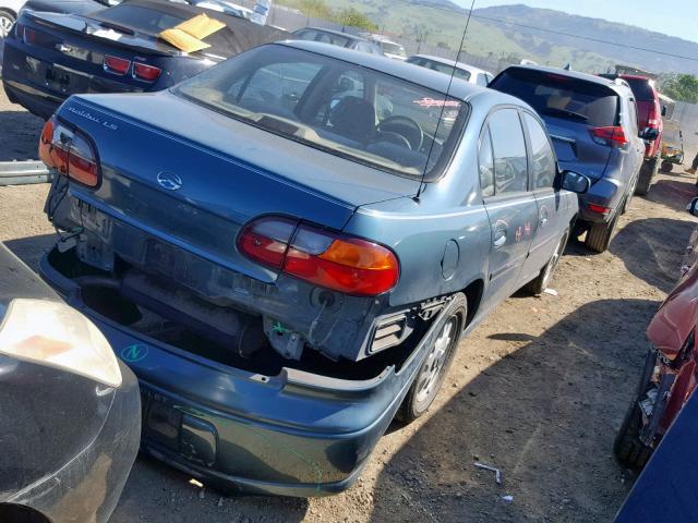 1G1NE52J8X6106058 - 1999 CHEVROLET MALIBU LS 绿色 照片 4