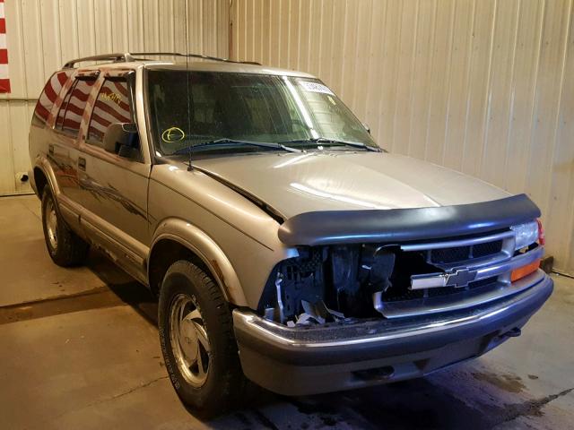 1GNDT13W9Y2359224 - 2000 CHEVROLET BLAZER TAN photo 1