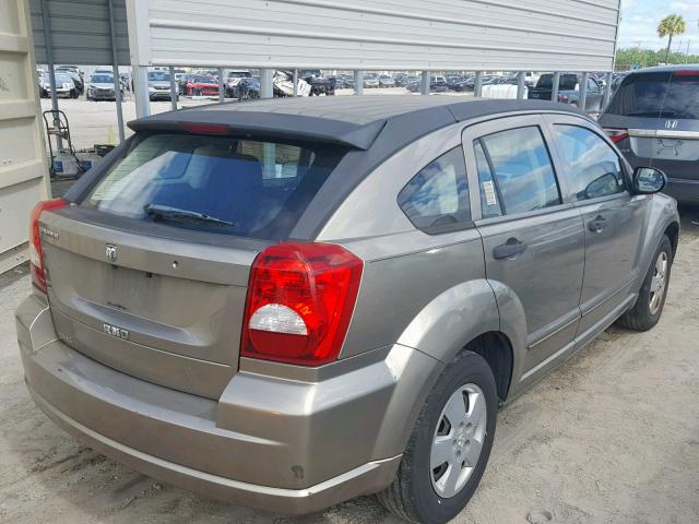 1B3HB28B38D586486 - 2008 DODGE CALIBER GOLD photo 4