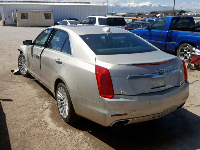 1G6AS5S35F0128913 - 2015 CADILLAC CTS PERFOR TAN photo 3