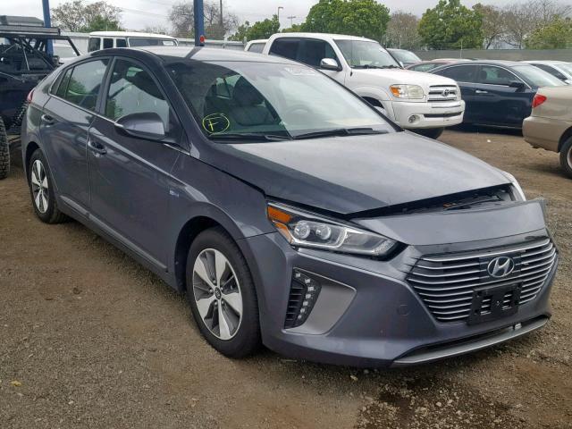 KMHC75LD8KU110998 - 2019 HYUNDAI IONIQ LIMI GRAY photo 1