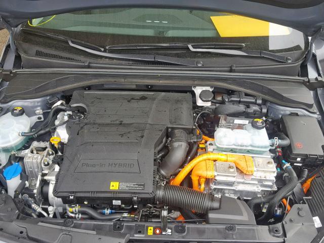 KMHC75LD8KU110998 - 2019 HYUNDAI IONIQ LIMI GRAY photo 7