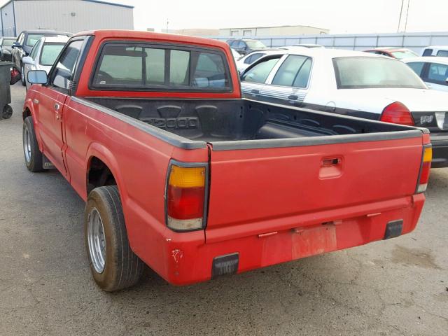 JM2UF1135J0348355 - 1988 MAZDA B2200 SHOR RED photo 3