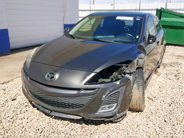 JM1BL1M69B1464695 - 2011 MAZDA 3 S CHARCOAL photo 2